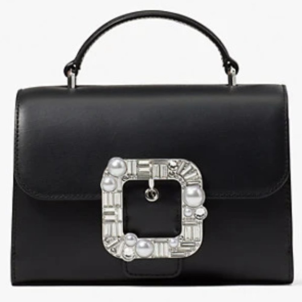 Kate Spade Lovitt Buckle Small Top-Handle Bag